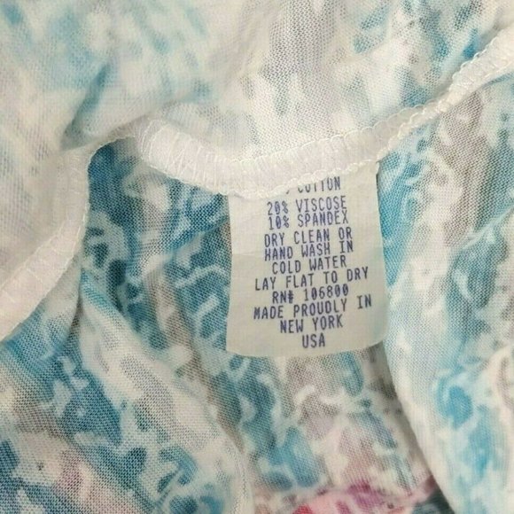 Paris Striped Butterfly Print Ruffled Tank - Picture 7 of 7